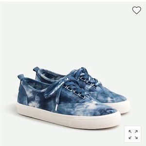 J.Crew new Harbor sneakers in blue tie-dye size 8.5